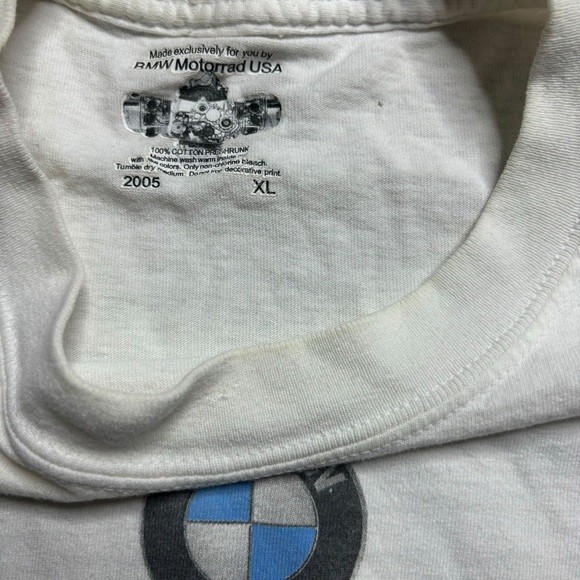 BMW Motorcycle I Never Knew BMW Made Cars Faded Distress Shirt XL Biker Funny 05 - Picture 3 of 10